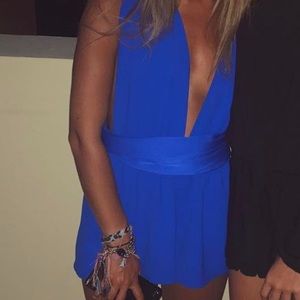 blue romper